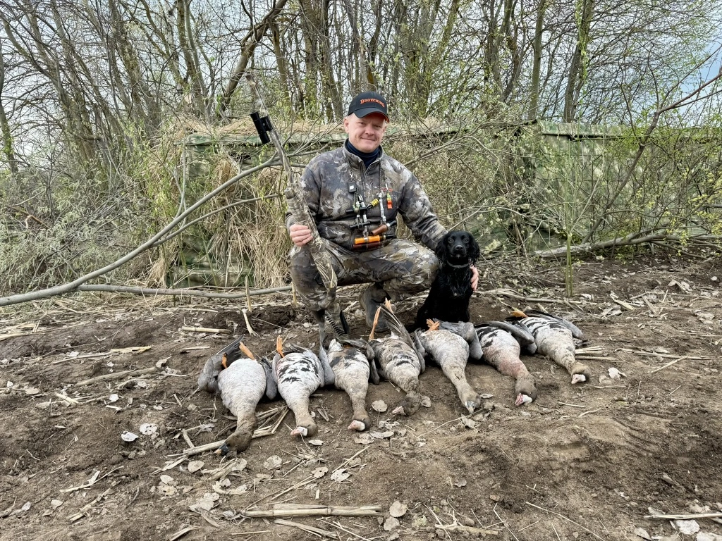 Охота на гуся 2025 - охота одного налета Владимир